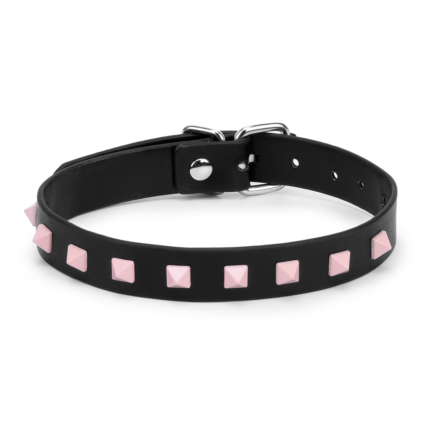 Adjustable attractive pink square revit collar