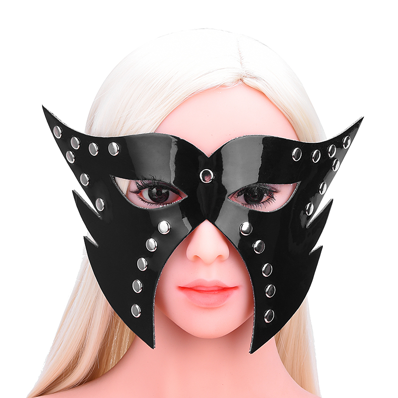 Sexy Revit Patent Leather Mask