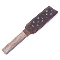 Vibrating Cock Ring Manufacturer – 
 Wooden Handle Revit Leather Spanking Paddle – missuuu