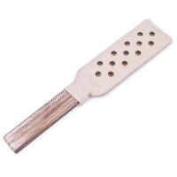 Vibrating Cock Ring Factory – 
 Wooden Handle Revit Leather Spanking Paddle – missuuu