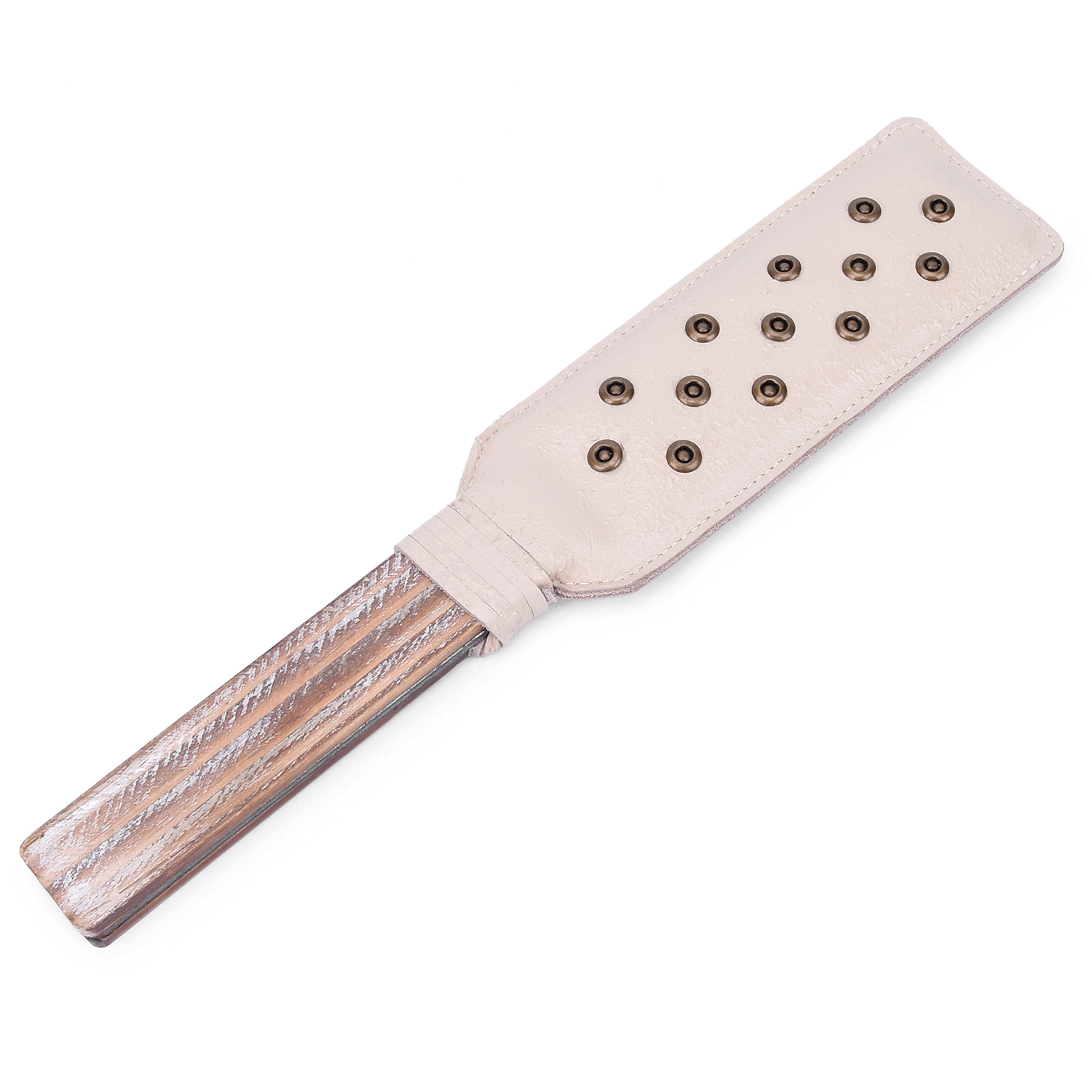 Wooden Handle Revit Leather Spanking Paddle
