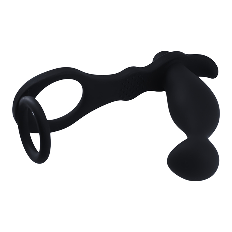 Missuuu Inside Job Silicone Cock Ring and Butt Plug
